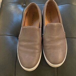 Vionic Women’s Taupe Slip-On Loafers